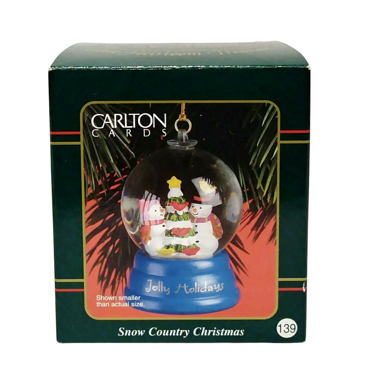 1999 Snow Country Christmas Carlton Cards Ornaments (Snowmen) CXOR-139A