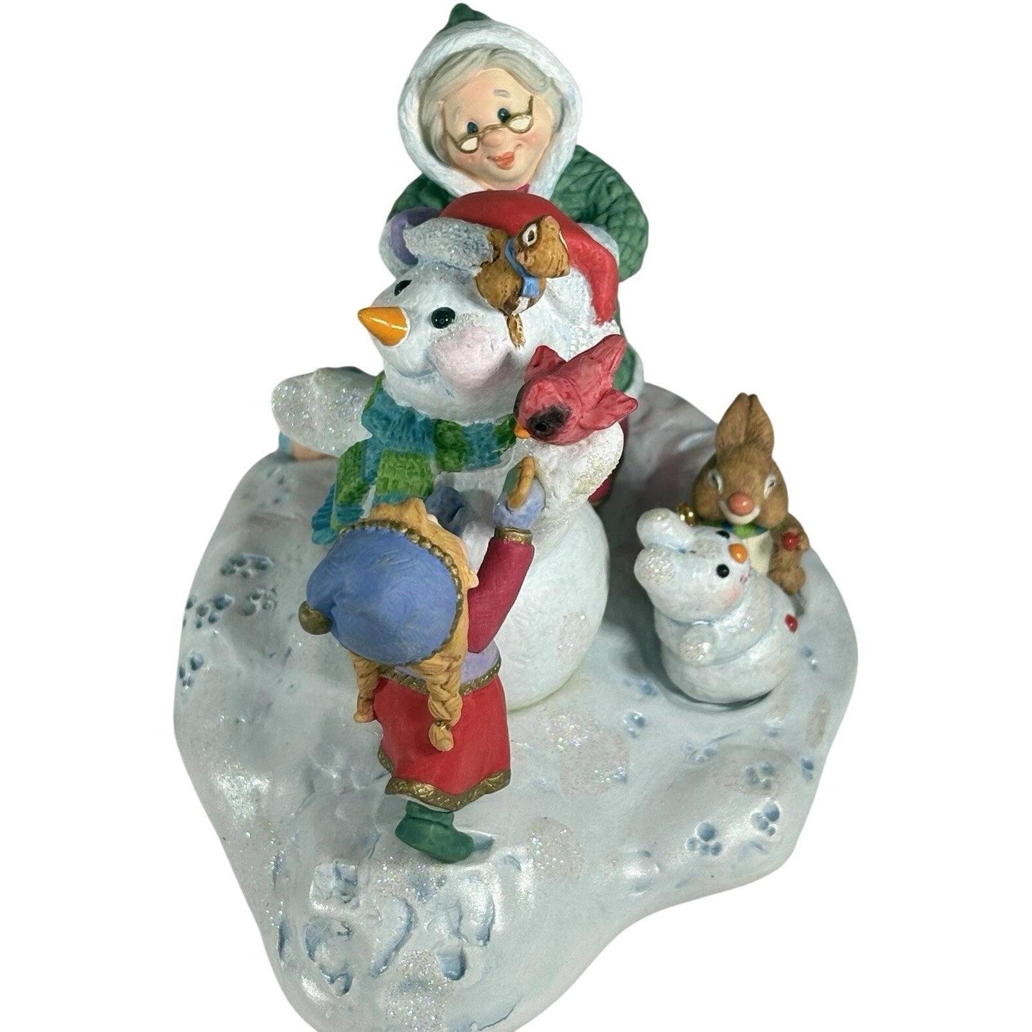 1999 Snowy Plaza Hallmark Ornament (Snowmen) QXC4669