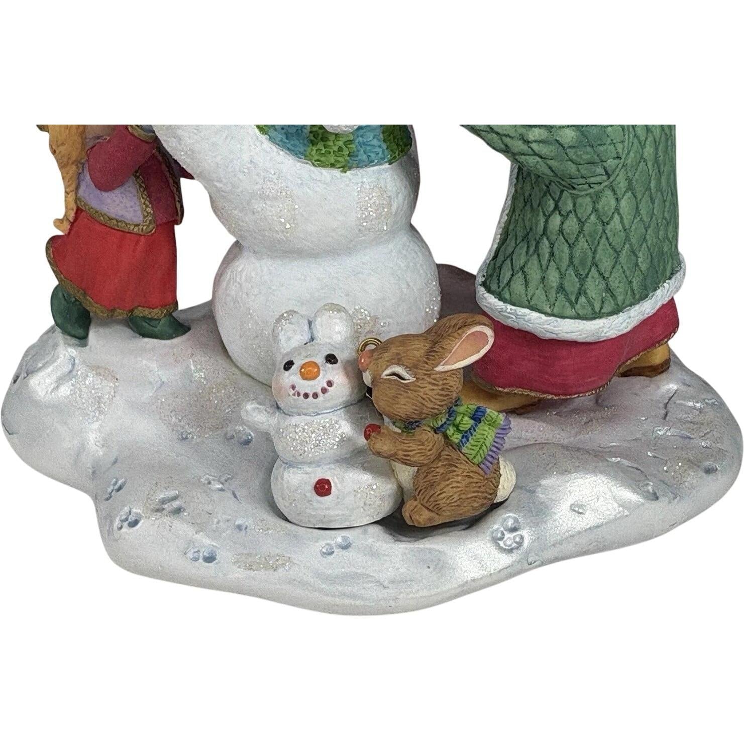 1999 Snowy Plaza Hallmark Ornament (Snowmen) QXC4669