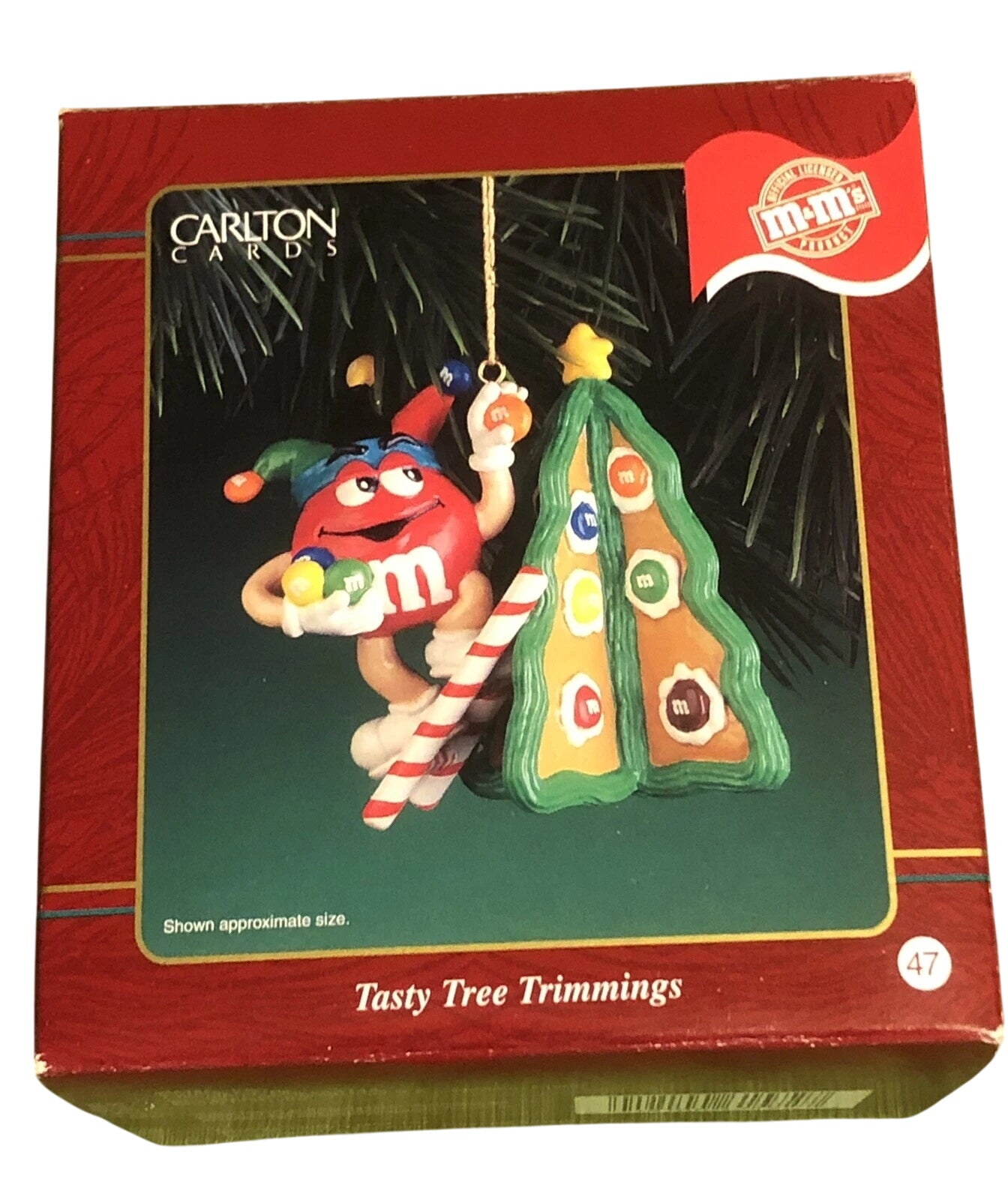 1999 Tasty Tree Trimmings Carlton Cards Ornaments (M&M's) CXOR-065C