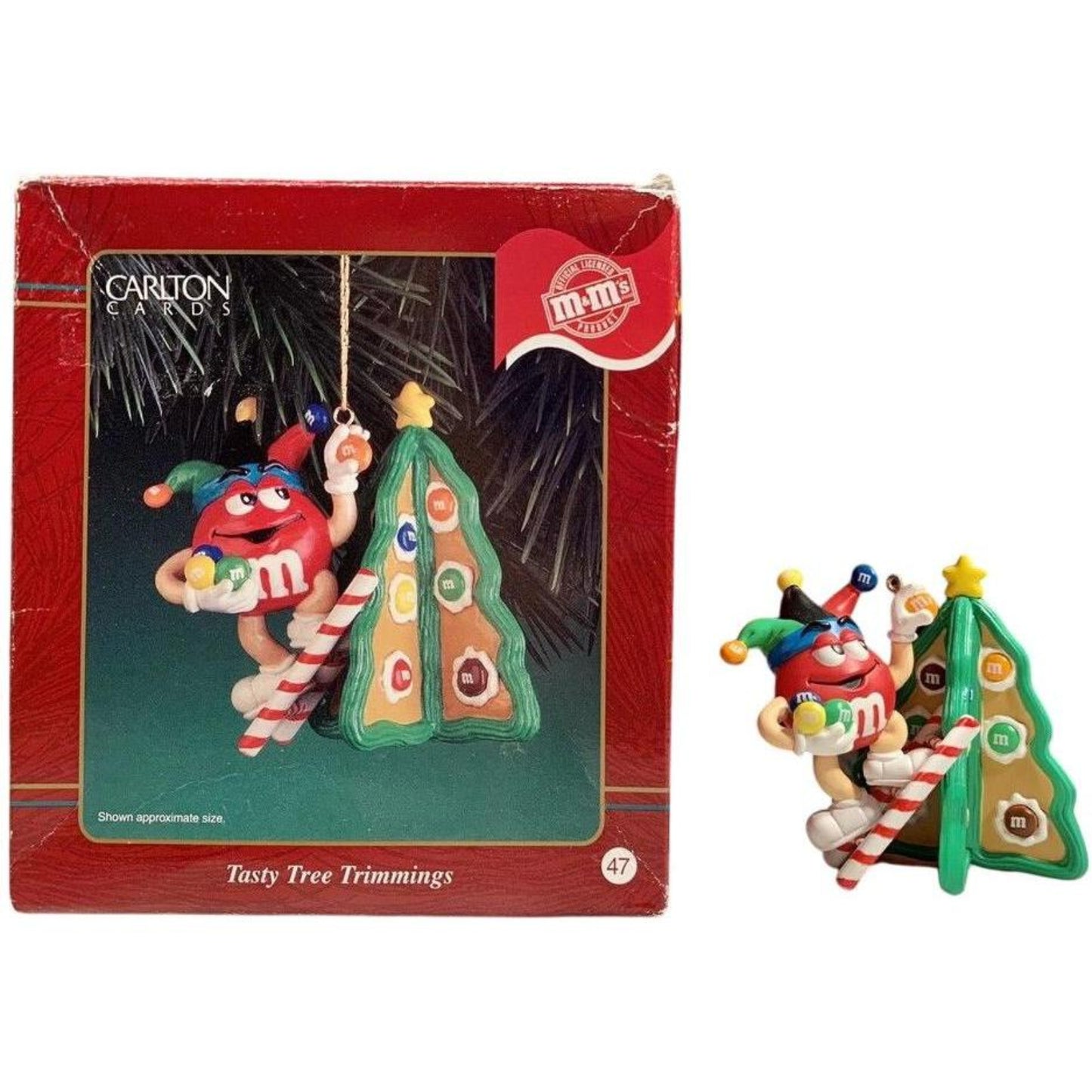 1999 Tasty Tree Trimmings Carlton Cards Ornaments (M&M's) CXOR-065C