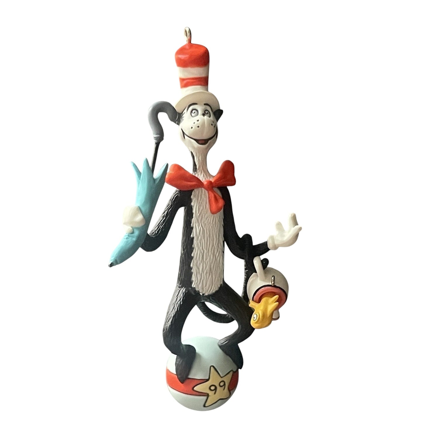 1999 The Cat in the Hat Hallmark Ornament (Dr. Seuss) QXI64157