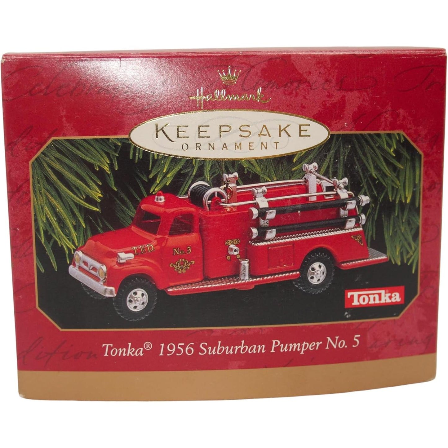 1999 Tonka 1956 Suburban Pumper No. 5 Hallmark Ornament (Tonka) QX6459
