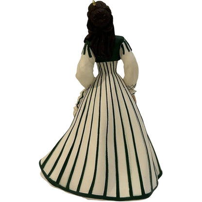 1999 White and Green Dress Hallmark Ornament (Scarlett O'Hara) QX6397