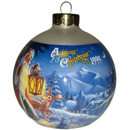 1999 A Joyous Christmas Hallmark Ornament (Ball) QX6827