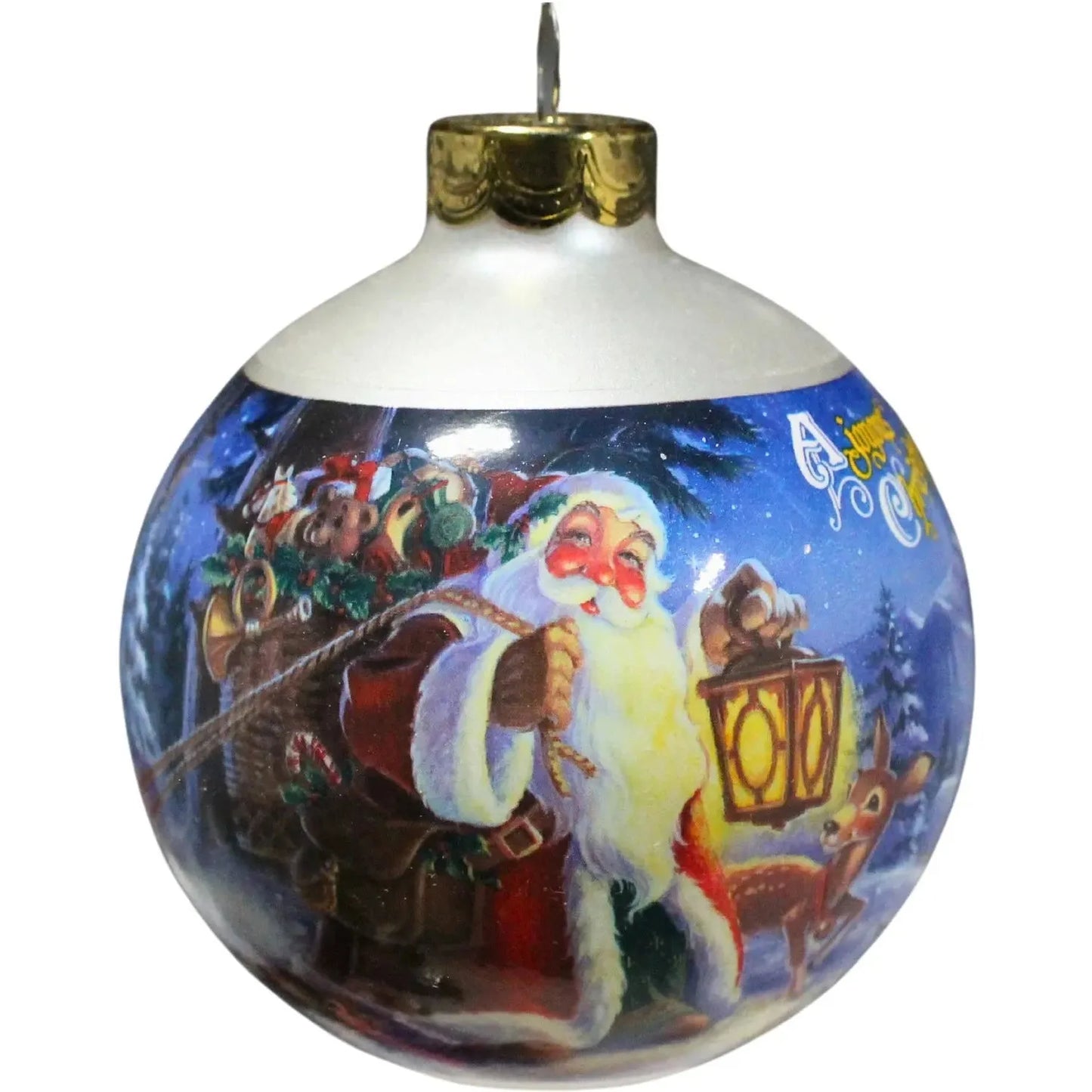 1999 A Joyous Christmas Hallmark Ornament (Ball) QX6827