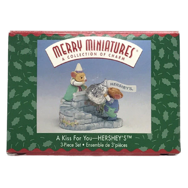 1999 A Kiss For You Hallmark Ornament (Hershey's) QFM8497