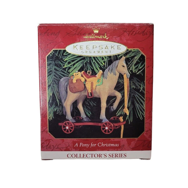 1999 A Pony for Christmas Hallmark Ornament (A Pony for Christmas) QX6299