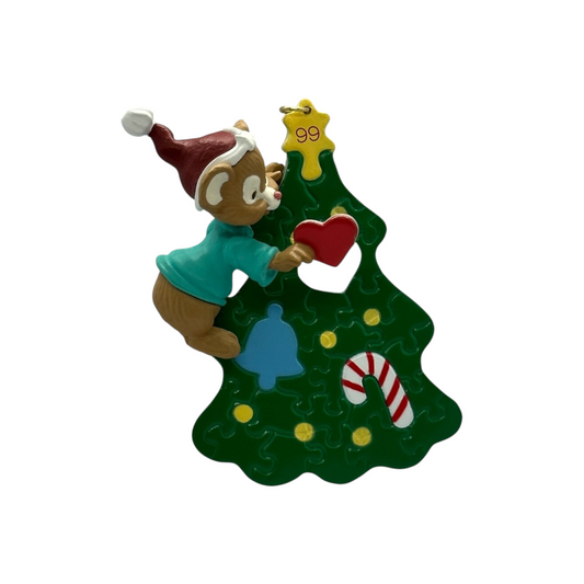 1999 Adding the Best Part Hallmark Ornament (Mouse) QX6569