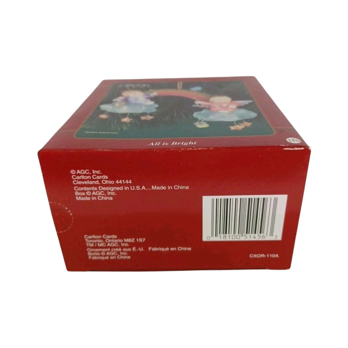 1999 All is Bright Carlton Cards Ornaments (Angels) CXOR-110A Image5