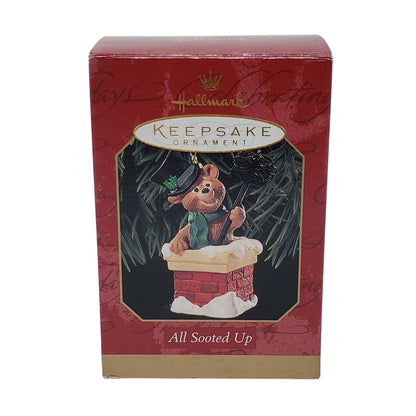 1999 All Sooted Up Hallmark Ornament (Teddy Bear) QX6837
