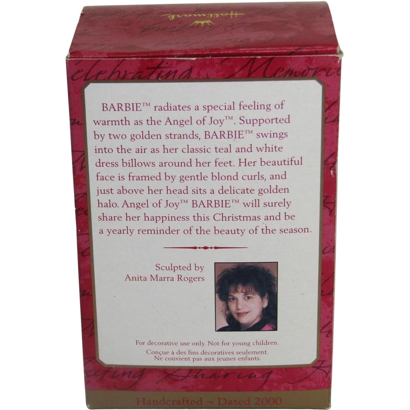 1999 Angel of Joy Hallmark Ornament (Barbie Angels) QXI6861