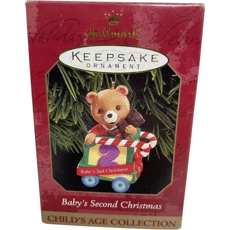 1999 Baby's Second Christmas Hallmark Ornament (Baby's Second Christmas) QX8333