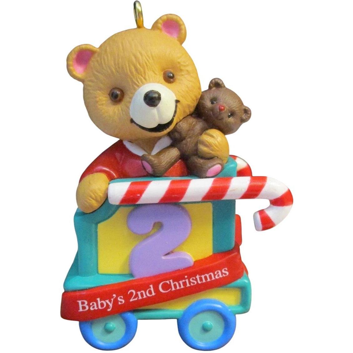 1999 Baby's Second Christmas Hallmark Ornament (Baby's Second Christmas) QX8333