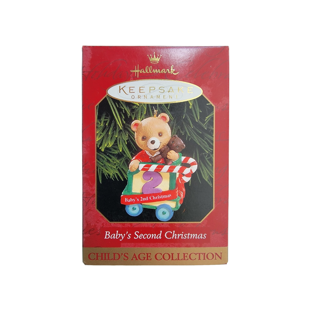 1999 Baby's Second Christmas Hallmark Ornament (Child's Age Collection) QX6921 Image2