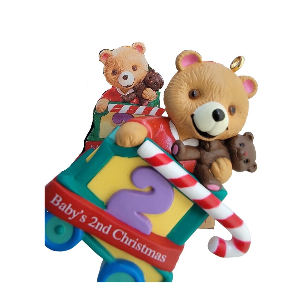 1999 Baby's Second Christmas Hallmark Ornament (Child's Age Collection) QX6921 Image3