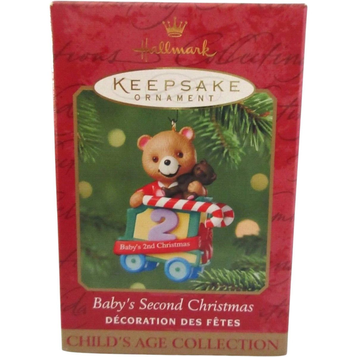 1999 Baby's Second Christmas Hallmark Ornament (Child's Age Collection) QX8333 Image2
