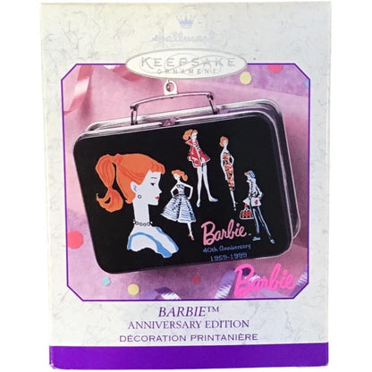 1999 Barbie 40th Anniversary Edition Hallmark Ornament (Lunch Box) QEO8399