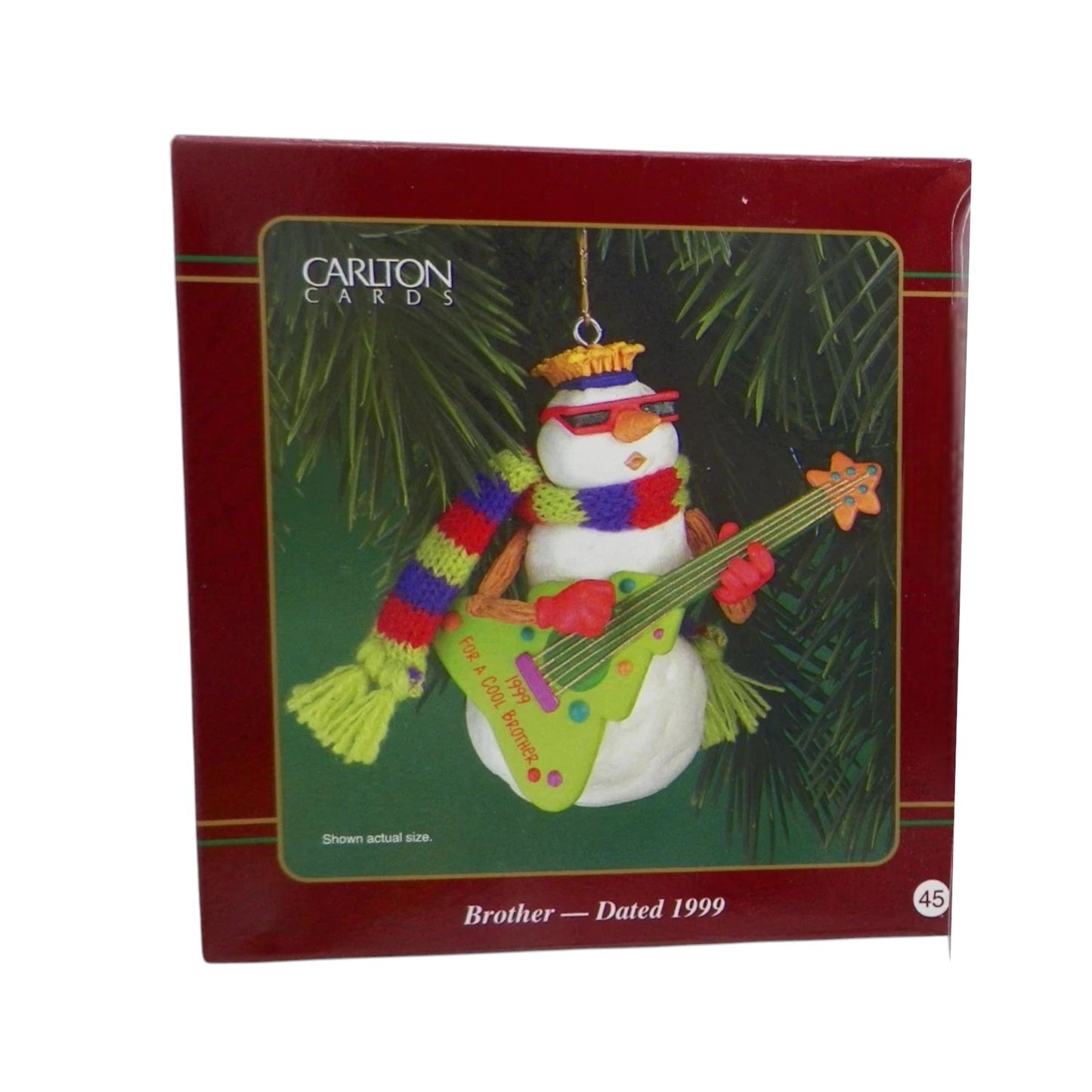 1999 Brother Carlton Cards Ornaments (Snowmen) CXOR-045A Image2