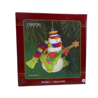 1999 Brother Carlton Cards Ornaments (Snowmen) CXOR-045A Image2