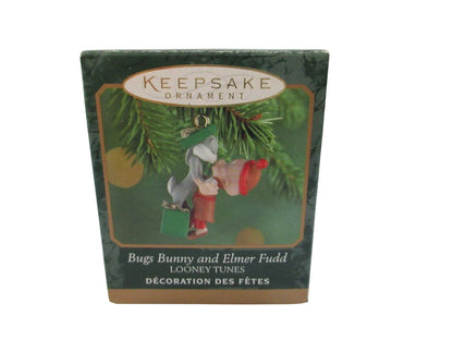 1999 Bugs Bunny and Elmer Fudd Hallmark Ornament (Looney Tunes) QXM5934