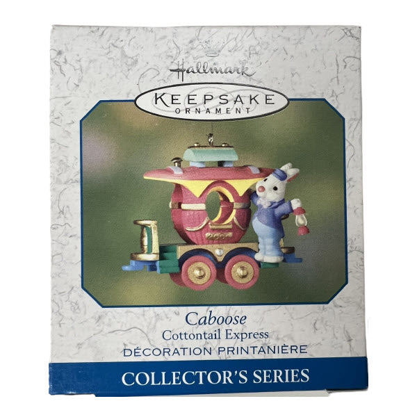 1999 Caboose Hallmark Ornament (Cottontail Express) QEO8464