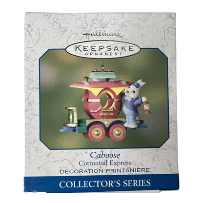 1999 Caboose Hallmark Ornament (Cottontail Express) QEO8464