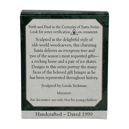 1999 Centuries of Santa Hallmark Ornament (Santa Claus) QXM4589 Image7