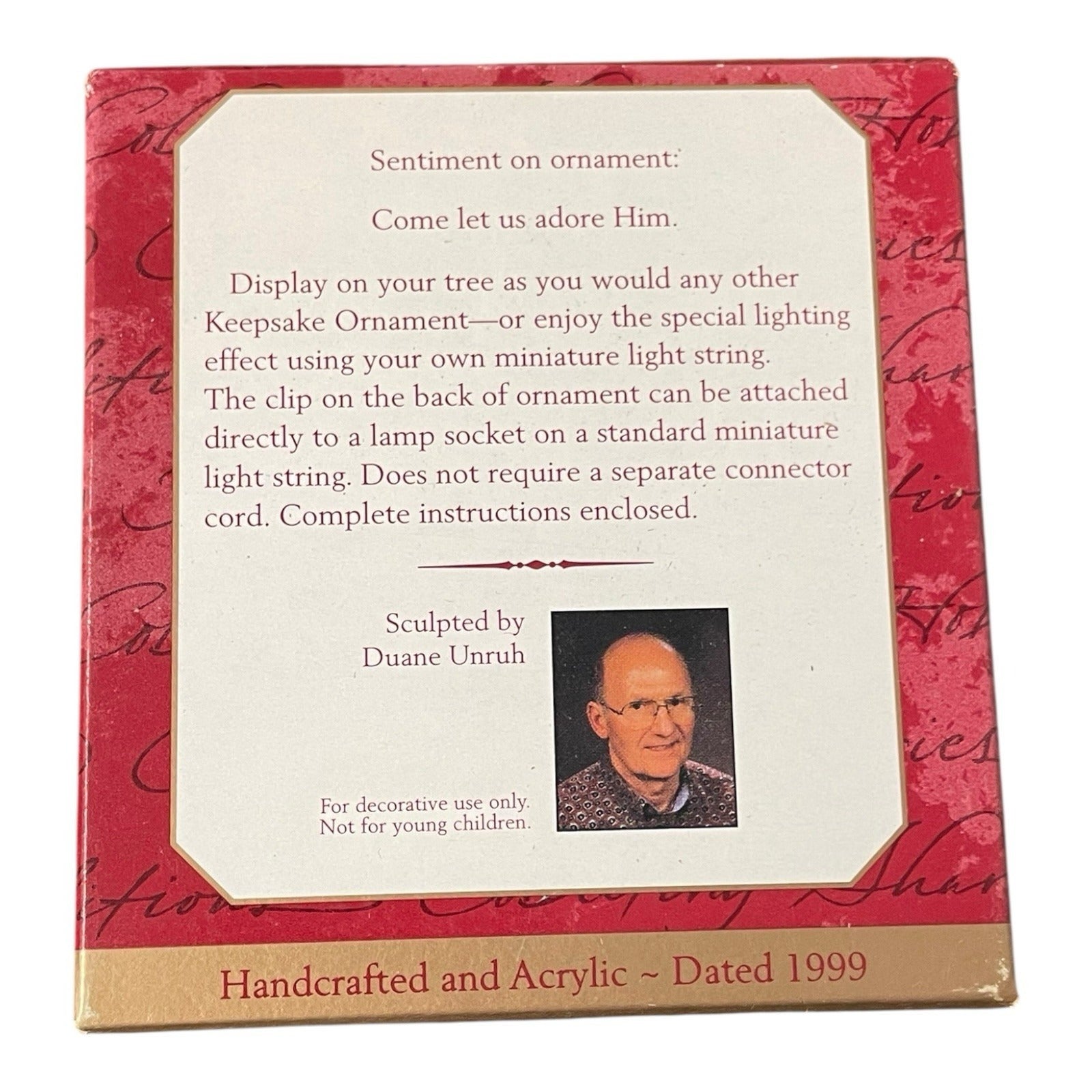 1999 Child of Wonder Hallmark Ornament (Religious) QX6817