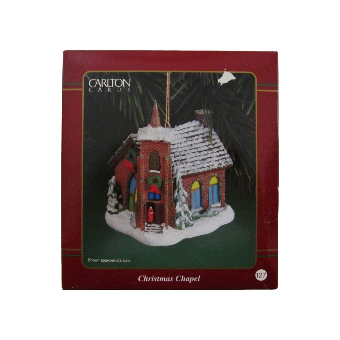 1999 Christmas Chapel (Church) Carlton Cards Heirloom Ornament CXOR-118C Image2