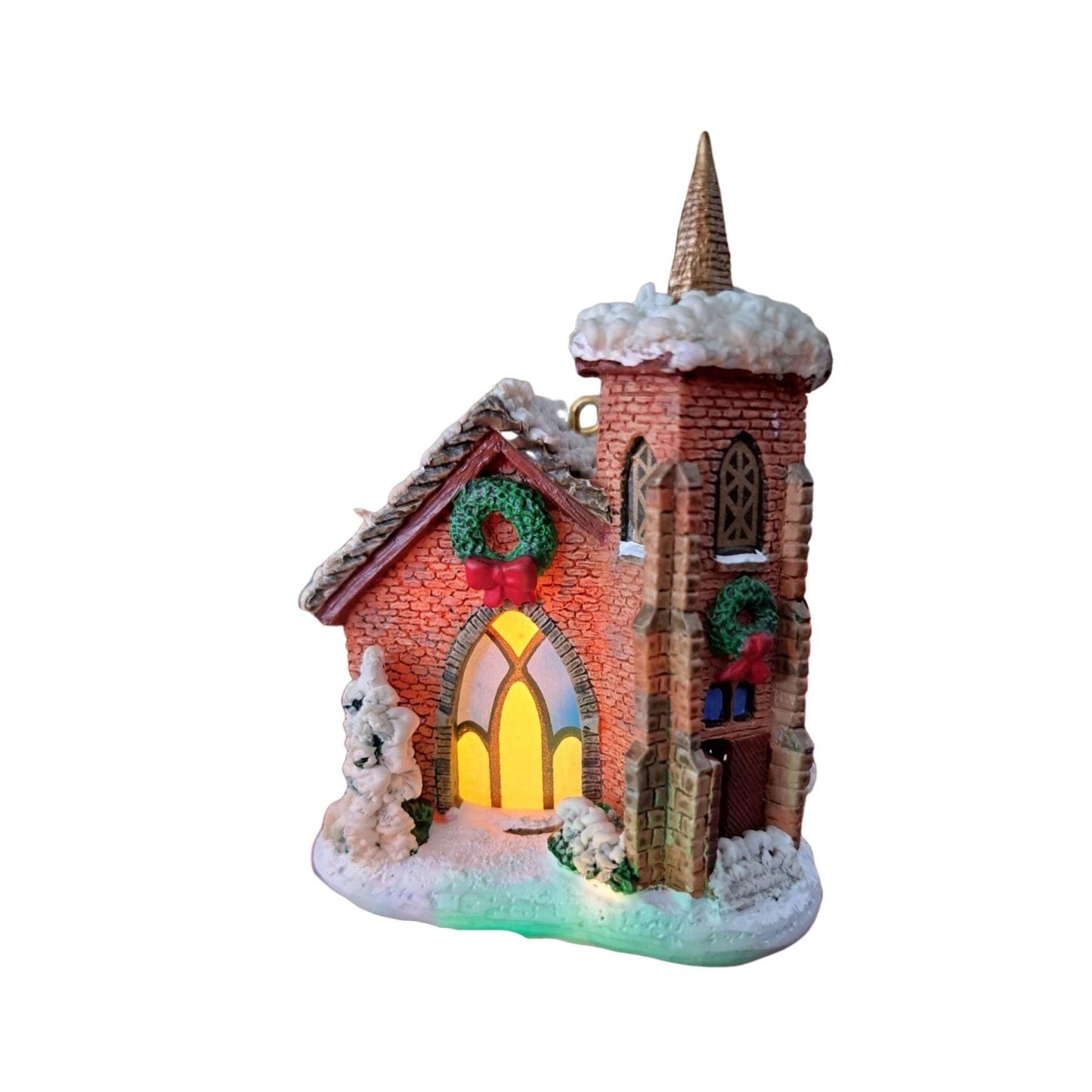 1999 Christmas Chapel (Church) Carlton Cards Heirloom Ornament CXOR-118C Image3