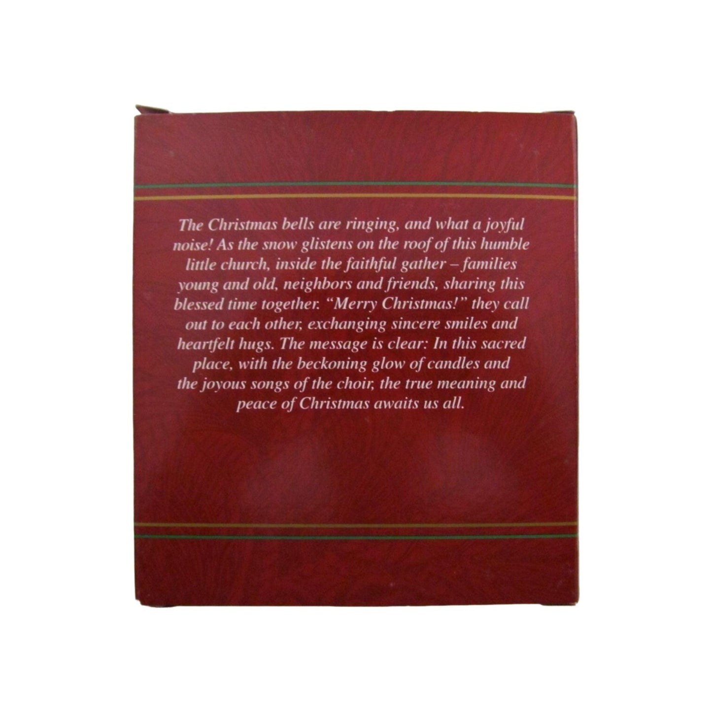 1999 Christmas Chapel (Church) Carlton Cards Heirloom Ornament CXOR-118C Image6