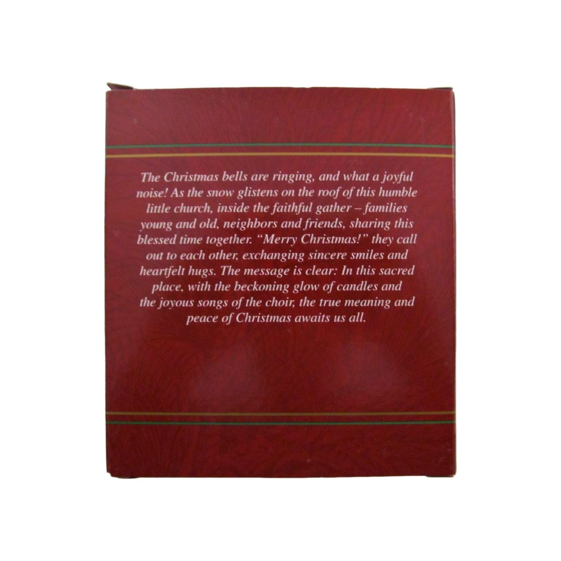 1999 Christmas Chapel (Church) Carlton Cards Heirloom Ornament CXOR-118C Image6