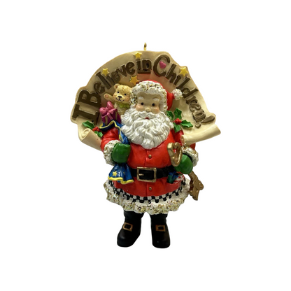 1999 Christmas is for Christmas Carlton Cards Ornaments (Santa Claus) CXOR-200A Image1