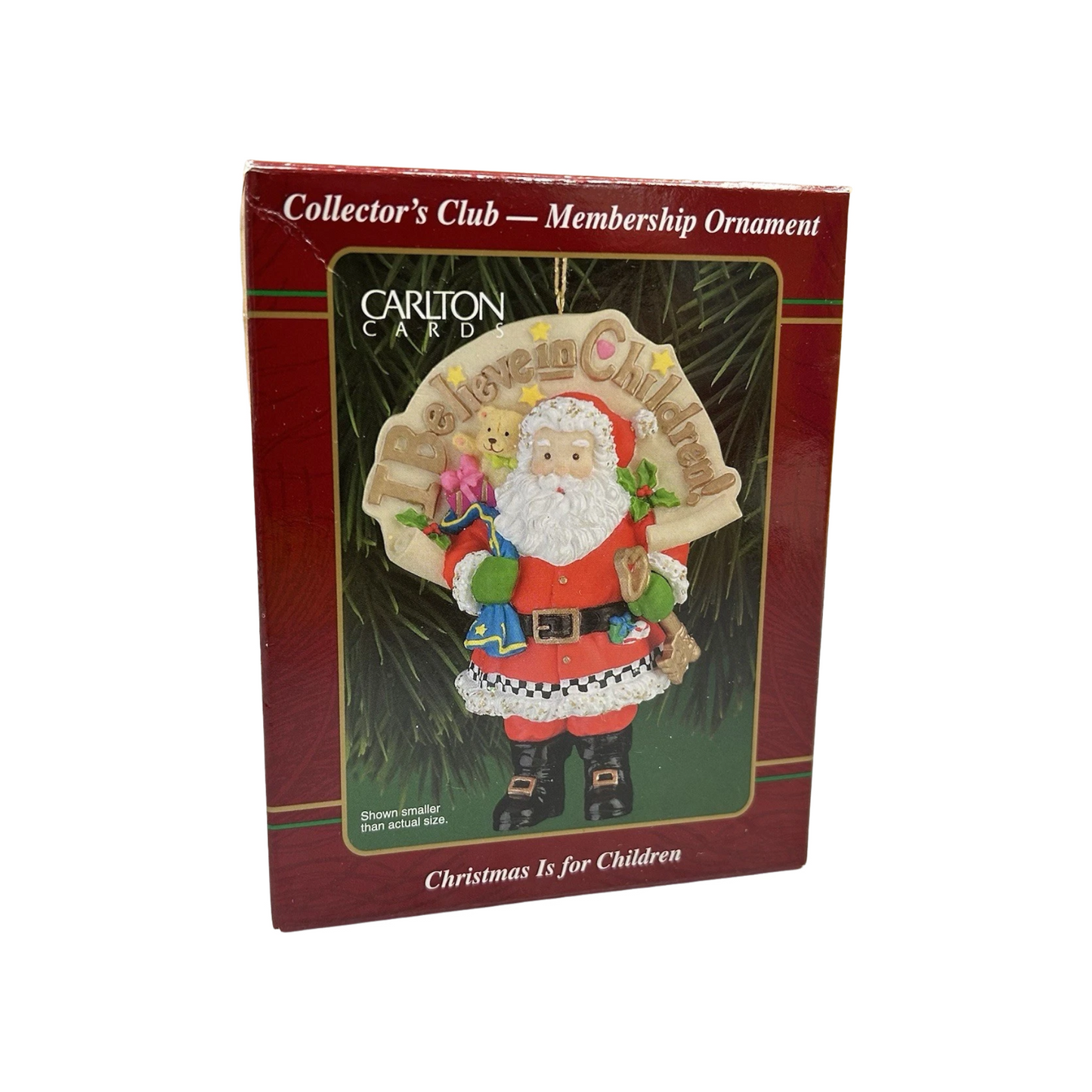 1999 Christmas is for Christmas Carlton Cards Ornaments (Santa Claus) CXOR-200A Image2