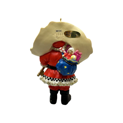 1999 Christmas is for Christmas Carlton Cards Ornaments (Santa Claus) CXOR-200A Image4