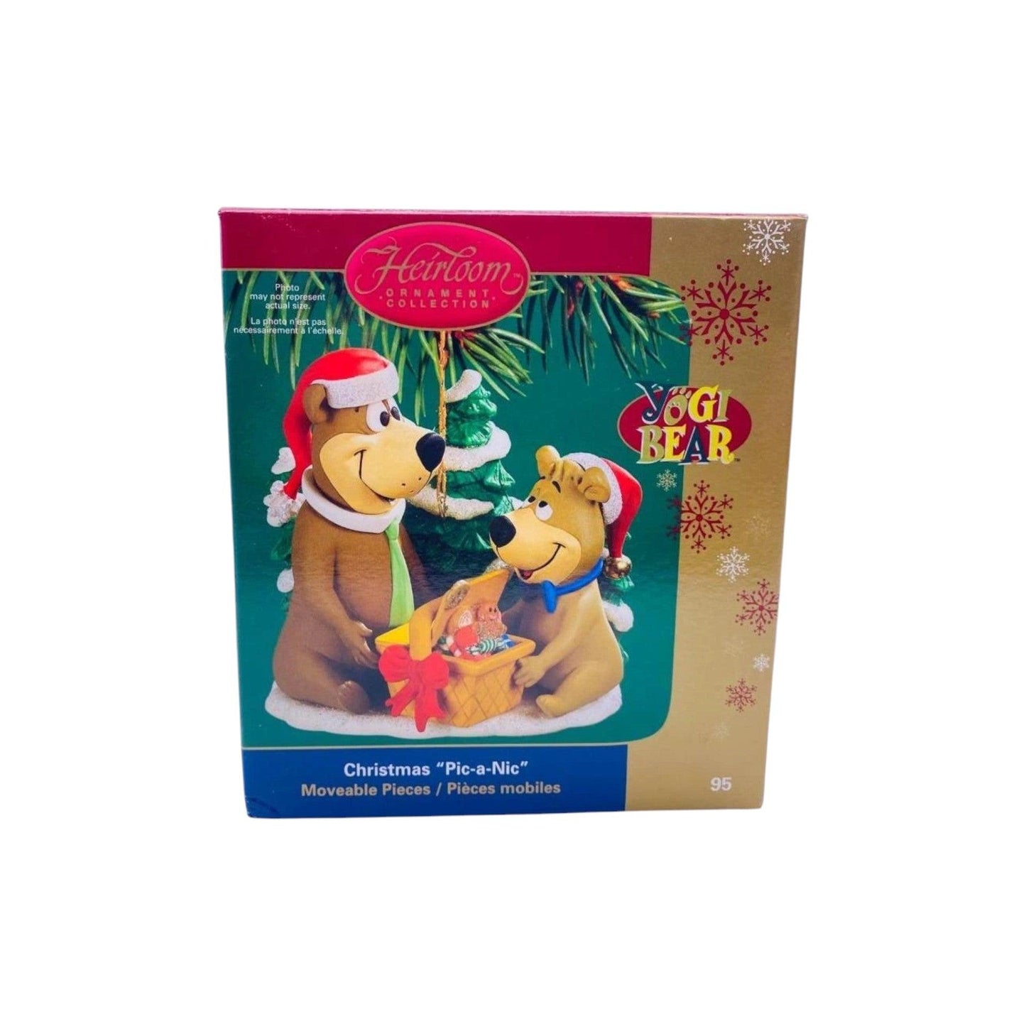 1999 Christmas “Pic-a-Nic” (Yogi Bear) (Cartoon) Carlton Cards Heirloom Ornament CXOR-095P Image2