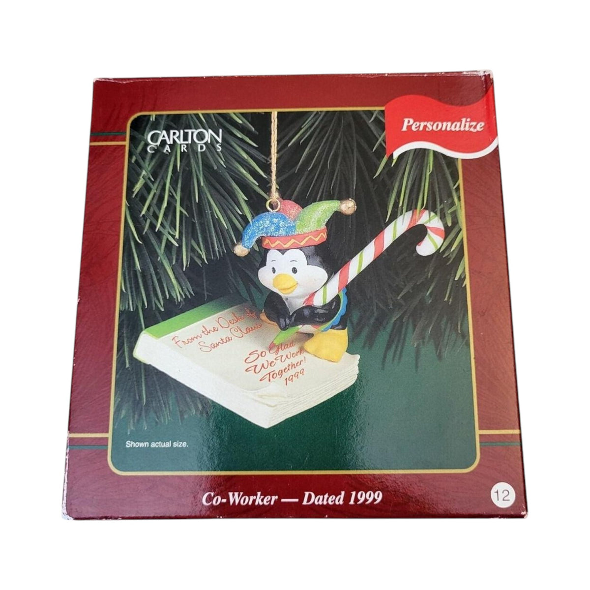 1999 Co-Worker Carlton Cards Ornaments (Penguins) CXOR-014A Image2