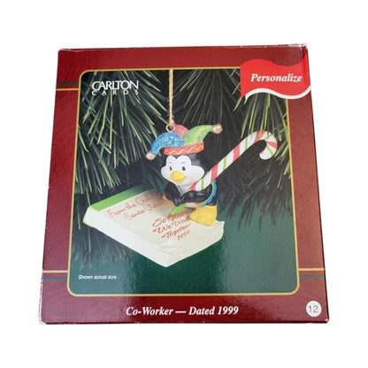 1999 Co-Worker Carlton Cards Ornaments (Penguins) CXOR-014A Image2