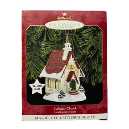 1999 Colonial Church Hallmark Ornament (Candlelight Services) QLX7387
