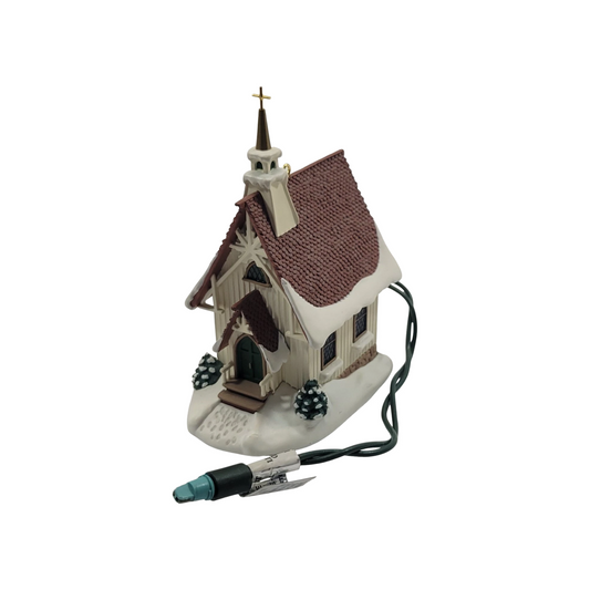 1999 Colonial Church Hallmark Ornament (Candlelight Services) QLX7387 Image1