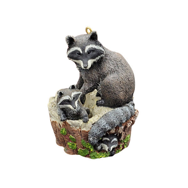 1999 Curious Raccoons Hallmark Ornament (Majestic Wilderness) QX6287
