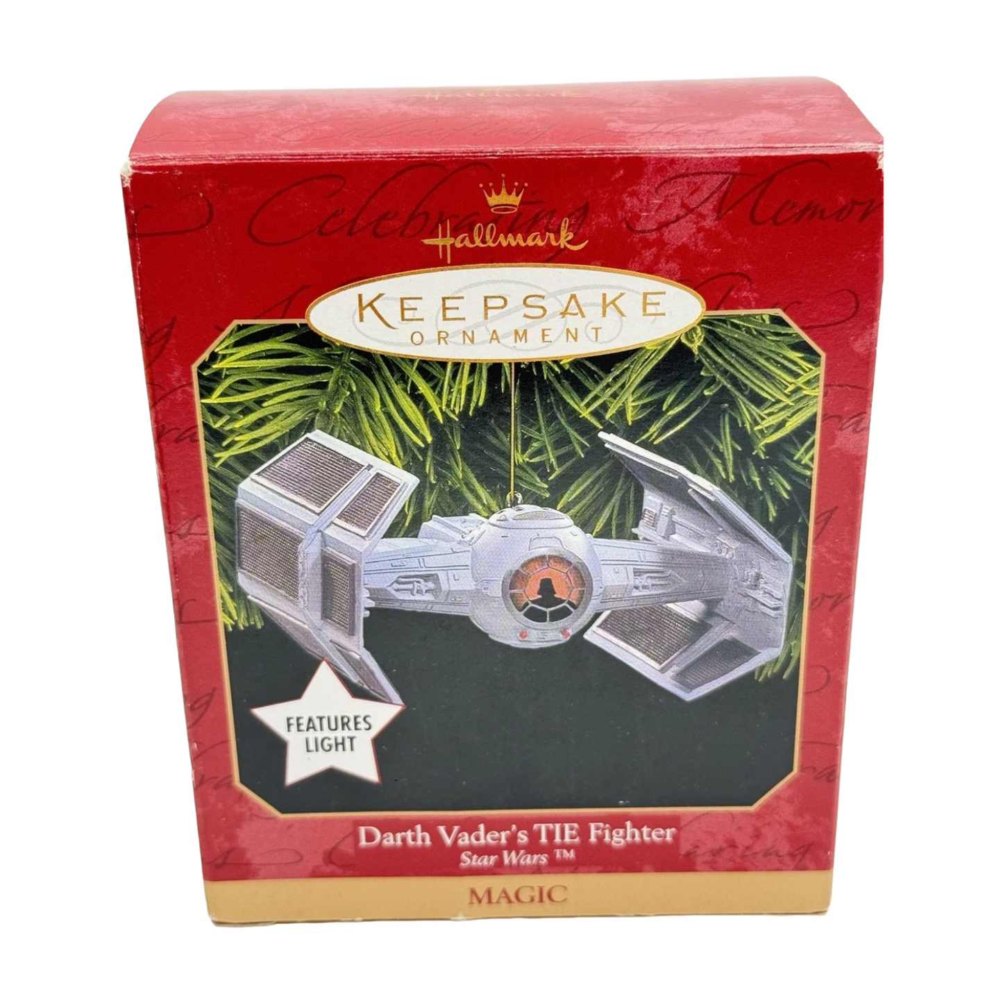 1999 Darth Vader's TIE Fighter Hallmark Ornament (Star Wars) QXI7399 Image2