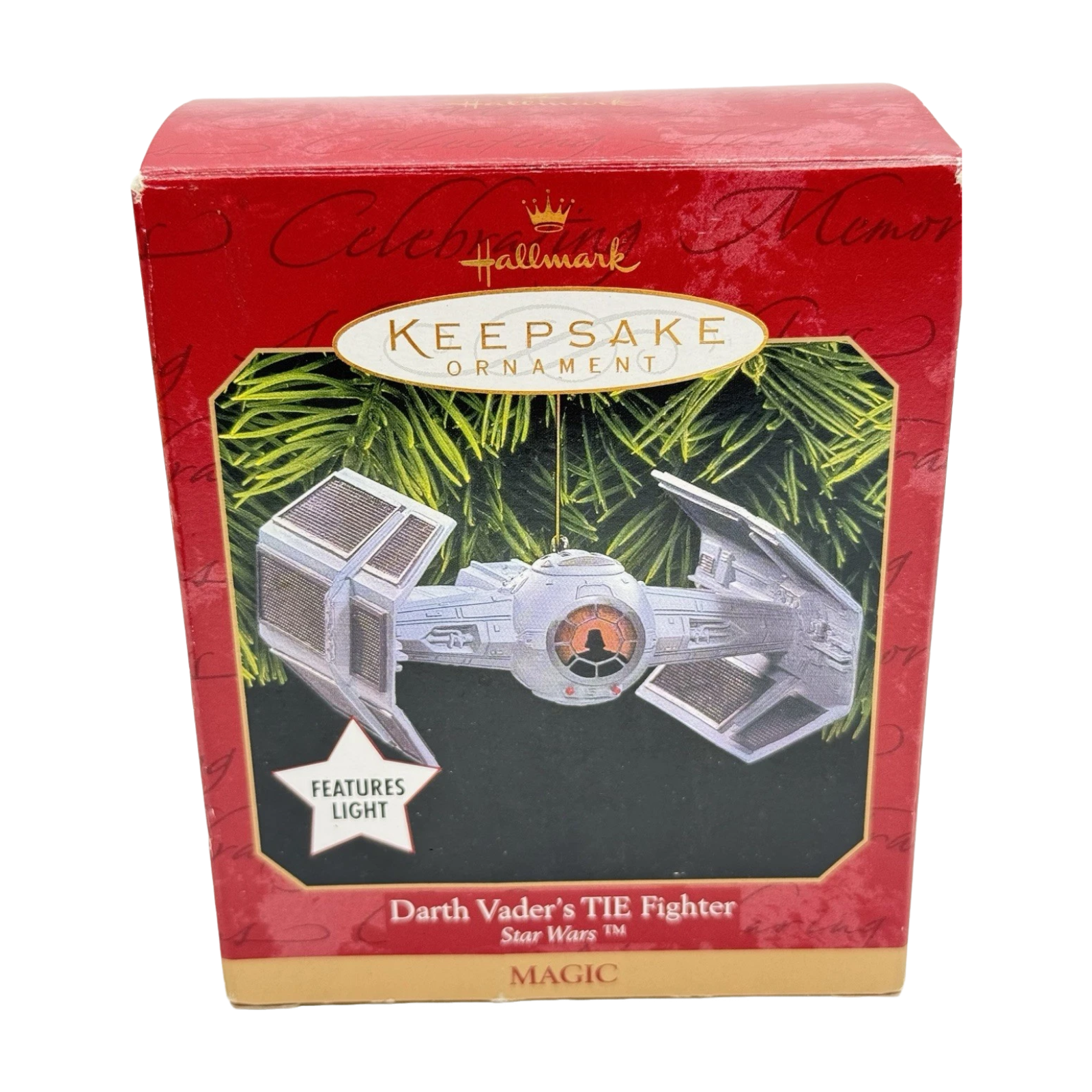 1999 Darth Vader's TIE Fighter Hallmark Ornament (Star Wars) QXI7399 Image2