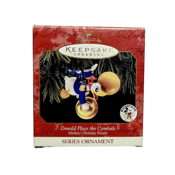 1999 Donald Plays the Cymbals Hallmark Ornament (Mickey's Holiday Parade) QXD4057