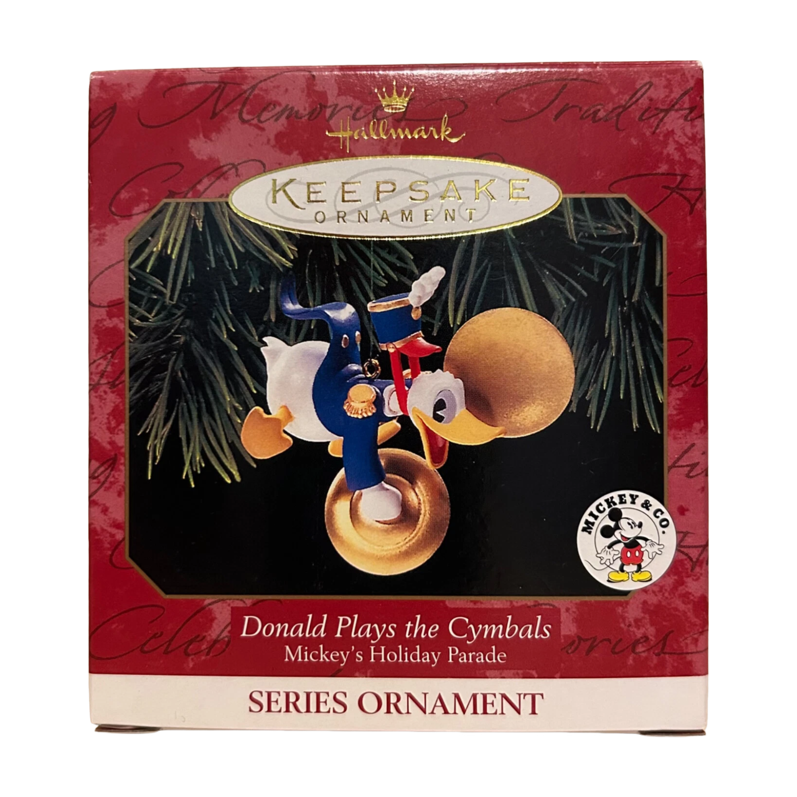1999 Donald Plays the Cymbals Hallmark Ornament (Mickey's Holiday Parade) QXD4057 Image2