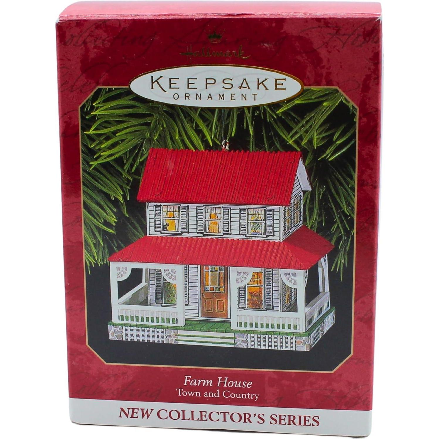 1999 Farm House Hallmark Ornament (Town and Country) QX6439