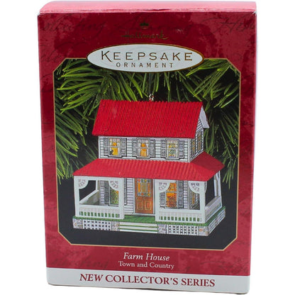 1999 Farm House Hallmark Ornament (Town and Country) QX6439