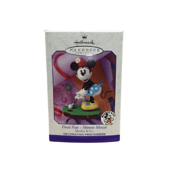 1999 Final Putt - Minnie Mouse Hallmark Ornament (Golf) QEO8349