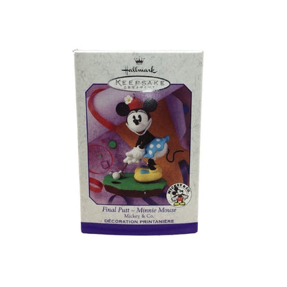 1999 Final Putt - Minnie Mouse Hallmark Ornament (Golf) QEO8349